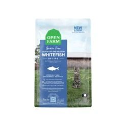 Open Farm Grain Free Cat Dry Food 20 Open Farm Grain Free Cat Dry Food -Cat And Dog Pet Supply Store 12210 OF Cat CatchoftheSeasonWhitefish 2LB Front