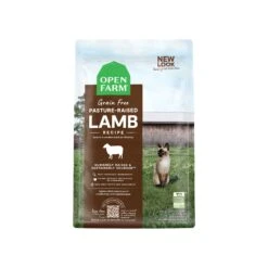 Open Farm Grain Free Cat Dry Food 24 Open Farm Grain Free Cat Dry Food -Cat And Dog Pet Supply Store 12220 OF Cat PastureRaisedLamb 2LB Front