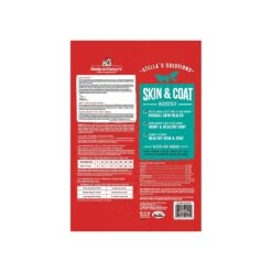 Stella & Chewy's Solutions Freeze-Dried Grain-Free Dog Food -Cat And Dog Pet Supply Store 13oz Stellaa Solutions Skin Coat Boost Lamb and Salmon Recipe Dinner Morsels BACK
