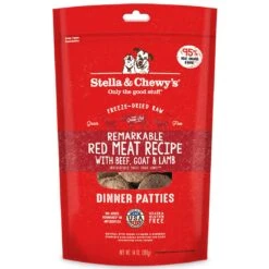 Stella & Chewy's Raw Dinners Freeze-Dried Dog Food 34 Stella & Chewy's Raw Dinners Freeze-Dried Dog Food -Cat And Dog Pet Supply Store 14oz RedMeat