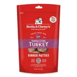 Stella & Chewy's Raw Dinners Freeze-Dried Dog Food 30 Stella & Chewy's Raw Dinners Freeze-Dried Dog Food -Cat And Dog Pet Supply Store 14oz Turkey