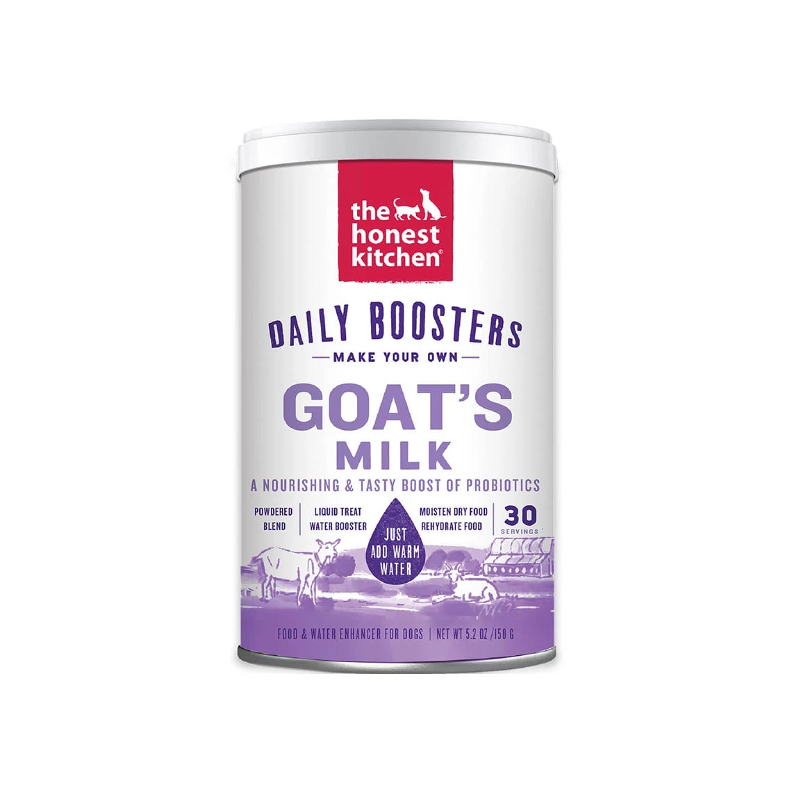 The Honest Kitchen Daily Boosters Instant Goat's Milk 5.2 Oz 1 The Honest Kitchen Daily Boosters Instant Goat's Milk 5.2 Oz