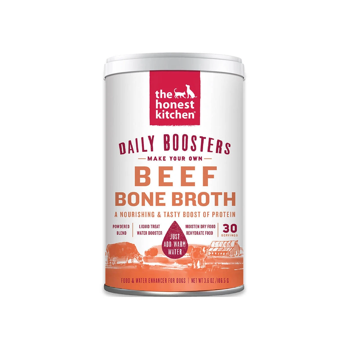 The Honest Kitchen Bone Broth Liquid Dog & Cat Treat 1 The Honest Kitchen Bone Broth Liquid Dog & Cat Treat