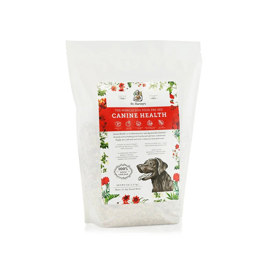 Dr. Harvey's Canine Health Dehydrated Whole Food Base Pre-Mix Dog Food 1 Dr. Harvey's Canine Health Dehydrated Whole Food Base Pre-Mix Dog Food
