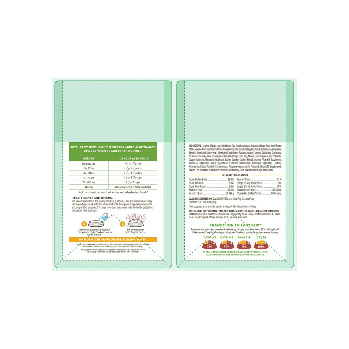 Only Natural Pet EasyRaw Cage-Free Chicken & Sweet Potato Feast Dehydrated Dog Food 6 Only Natural Pet EasyRaw Cage-Free Chicken & Sweet Potato Feast Dehydrated Dog Food - Image 6