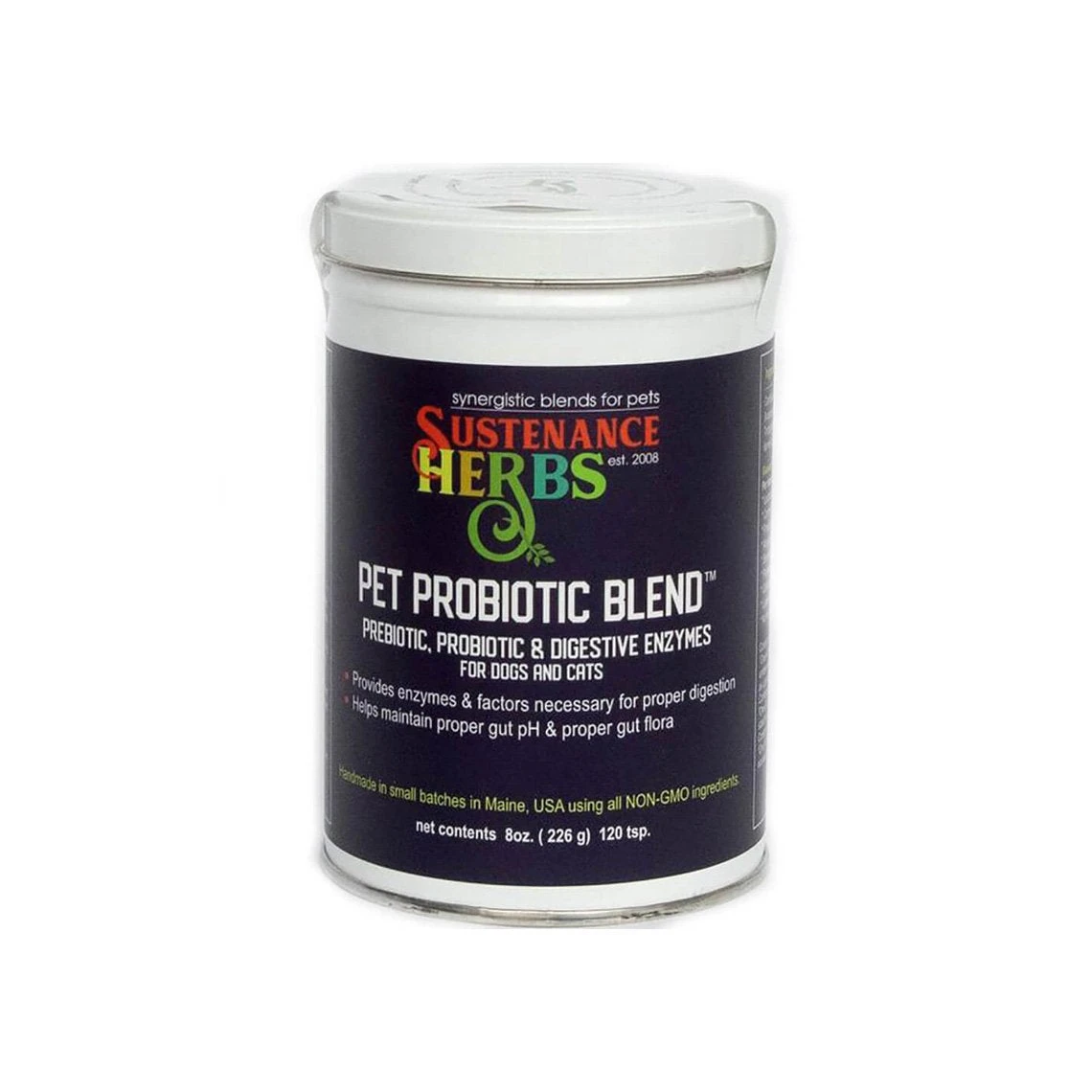 Sustenance Herbs Pet Probiotic And Digestive Enzyme Blend 2 Sustenance Herbs Pet Probiotic And Digestive Enzyme Blend - Image 2
