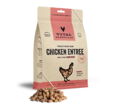 Vital Essentials Freeze Dried Mini Nibblets Dog Entree -Cat And Dog Pet Supply Store 8006ProductDetailPage Dog FreezeDriedEntree MiniNibs Chicken 14oz Hero