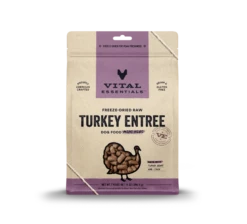 Vital Essentials Freeze Dried Mini Nibblets Dog Entree -Cat And Dog Pet Supply Store 8015ProductDetailPage Dog FreezeDriedEntree MiniNibs Turkey 14oz Hero 3
