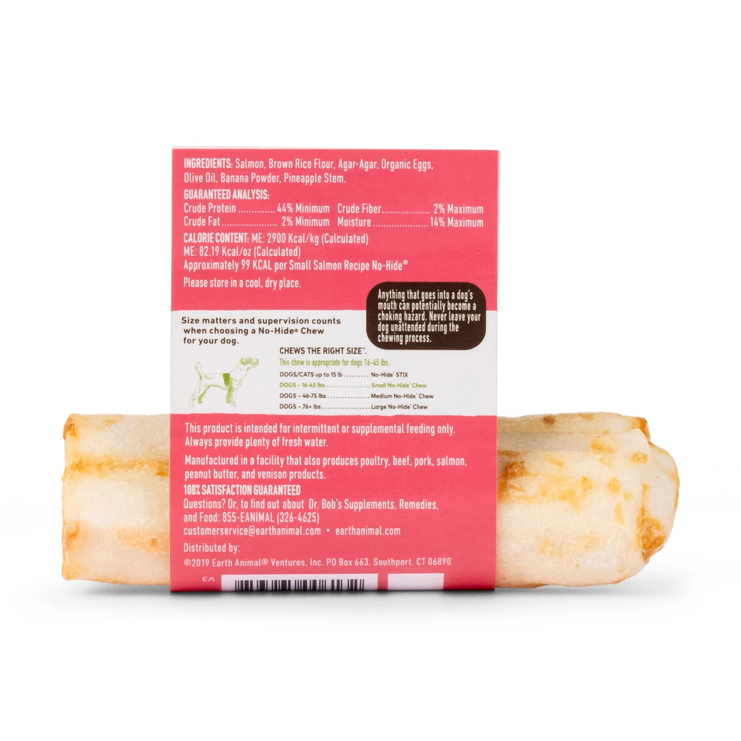 Earth Animal No Hide Salmon Chews For Dogs 2 Earth Animal No Hide Salmon Chews For Dogs - Image 2