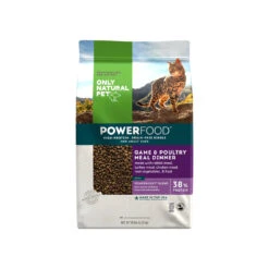 Only Natural Pet PowerFood Game & Poultry Meal Dinner Cat Food