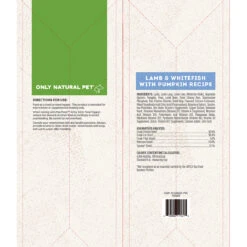 Only Natural Pet MaxMeat Lamb & Whitefish With Pumpkin Recipe Air-Dried Dog Food Topper 6 Only Natural Pet MaxMeat Lamb & Whitefish With Pumpkin Recipe Air-Dried Dog Food Topper -Cat And Dog Pet Supply Store 9990151 alt3