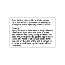 Only Natural Pet All Smiles Oral Care Mouth Spray For Dogs & Cats -Cat And Dog Pet Supply Store All Smiles How to Use