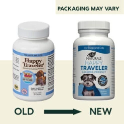 Ark Naturals Happy Traveler Herbal Calming Formula For Dogs & Cats -Cat And Dog Pet Supply Store ArkNaturalsHappyTravelerCapsulesNewLook