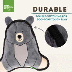 Only Natural Pet Mountain Friends Recycled Plush Dog Toys 23 Only Natural Pet Mountain Friends Recycled Plush Dog Toys -Cat And Dog Pet Supply Store BeatricetheBearMountainFriendsPlushDogToyDurable