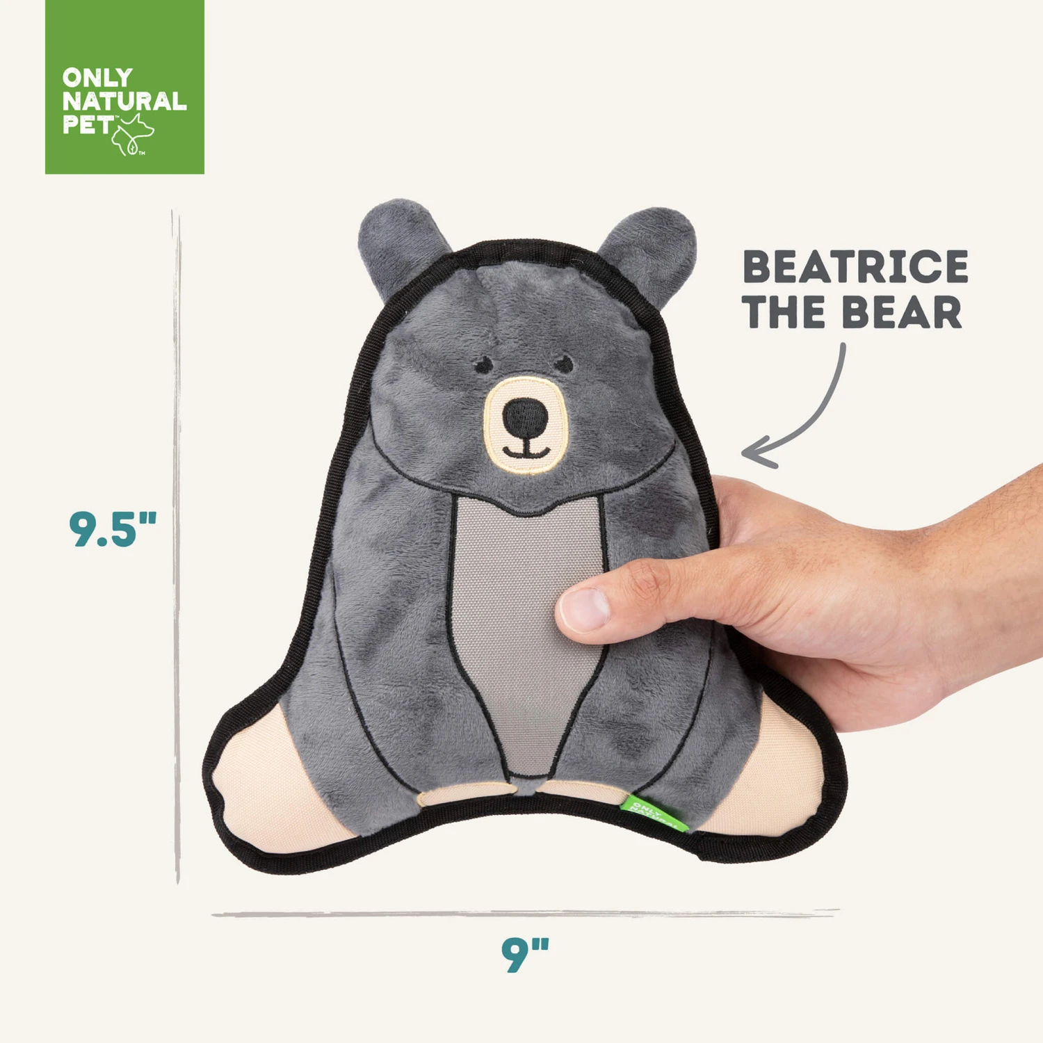 Only Natural Pet Mountain Friends Recycled Plush Dog Toys 8 Only Natural Pet Mountain Friends Recycled Plush Dog Toys - Image 8