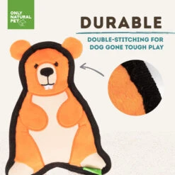 Only Natural Pet Mountain Friends Recycled Plush Dog Toys 37 Only Natural Pet Mountain Friends Recycled Plush Dog Toys -Cat And Dog Pet Supply Store BeckhamtheBeaverMountainFriendsPlushDogToyDurable