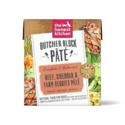 The Honest Kitchen Butcher Block Pate Dog Wet Food -Cat And Dog Pet Supply Store ButcherBlockPateBeef Cheddar FarmVeggiesPate10.5ozCarton