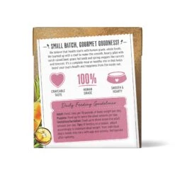 The Honest Kitchen Butcher Block Pate Dog Wet Food -Cat And Dog Pet Supply Store ButcherBlockPateBeef Lamb SpringVeggiesPate10.5ozCartonBack