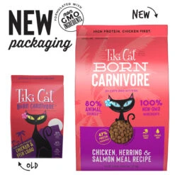 Tiki Cat Born Carnivore Dry Cat Food -Cat And Dog Pet Supply Store ChickenFishNewOld