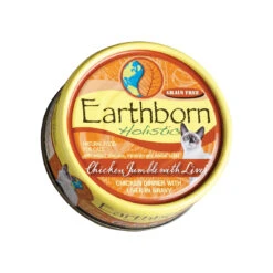 Earthborn Holistic Grain-Free Wet Canned Cat Food -Cat And Dog Pet Supply Store Chicken Jumble 5.5 oz Can Top