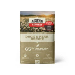 ACANA Singles Limited Ingredient Diet Grain-Free Dry Dog Food 37 ACANA Singles Limited Ingredient Diet Grain-Free Dry Dog Food -Cat And Dog Pet Supply Store DS ACANA Singles Dog Duck 26 Pear Recipe Front 13lb