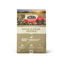 ACANA Singles Limited Ingredient Diet Grain-Free Dry Dog Food 36 ACANA Singles Limited Ingredient Diet Grain-Free Dry Dog Food -Cat And Dog Pet Supply Store DS ACANA Singles Dog Duck 26 Pear Recipe Front 4.5lb