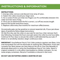 Only Natural Pet EasyDefense Flea & Tick Dog Collar Multi Pack 12 Only Natural Pet EasyDefense Flea & Tick Dog Collar Multi Pack -Cat And Dog Pet Supply Store Dog Flea Collar Instructions c6fe3d92 8272 4130 ab1e c08a8b1a5ce3
