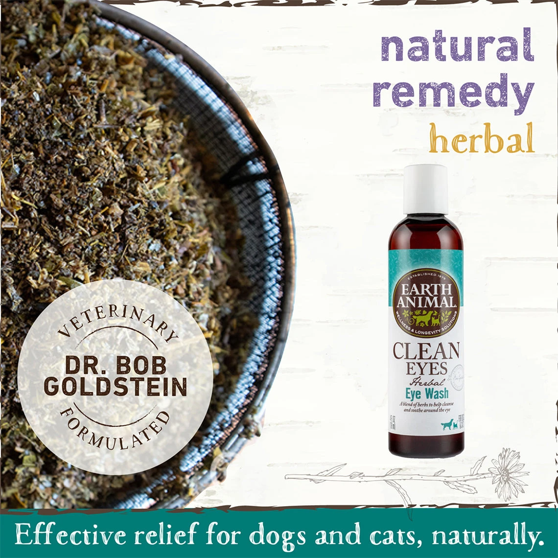 Earth Animal Herbal Topical Remedies Clean Eyes Wash For Dogs 3 Earth Animal Herbal Topical Remedies Clean Eyes Wash For Dogs - Image 3