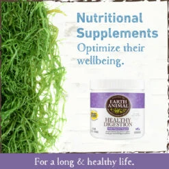 Earth Animal Healthy Digestion Nutritional Supplement Powder For Cats & Dogs -Cat And Dog Pet Supply Store EarthAnimal Digest Alt1