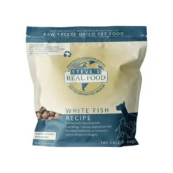 Steve's Real Food Freeze Dried Nuggets For Dogs And Cats -Cat And Dog Pet Supply Store FD Whitefish Steve