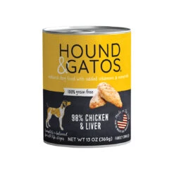Hound & Gatos Canned Dog Food 18 Hound & Gatos Canned Dog Food -Cat And Dog Pet Supply Store HG DogCan ChickenChickenLiver rgb