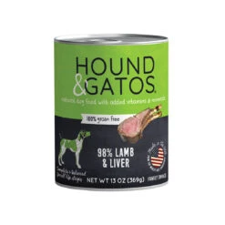 Hound & Gatos Canned Dog Food 22 Hound & Gatos Canned Dog Food -Cat And Dog Pet Supply Store HG DogCan Lamb rgb