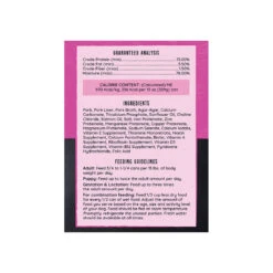 Hound & Gatos Canned Dog Food 25 Hound & Gatos Canned Dog Food -Cat And Dog Pet Supply Store HG DogCan Pork Ingredients rgb