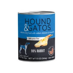Hound & Gatos Canned Dog Food 29 Hound & Gatos Canned Dog Food -Cat And Dog Pet Supply Store HG DogCan Rabbit rgb