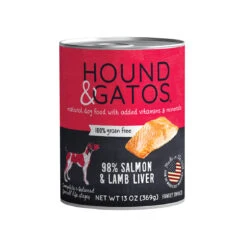 Hound & Gatos Canned Dog Food 28 Hound & Gatos Canned Dog Food -Cat And Dog Pet Supply Store HG DogCan SalmonLambLiver rgb