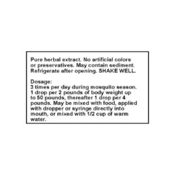 Only Natural Pet HW Protect Liquid Herbal Formula For Dogs & Cats -Cat And Dog Pet Supply Store HW Protect Dosage Instructions