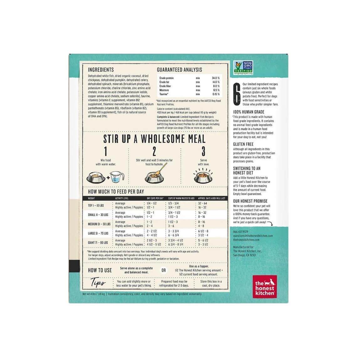 The Honest Kitchen Grain Free Limited Fish Dehydrated Dog Food 4 The Honest Kitchen Grain Free Limited Fish Dehydrated Dog Food - Image 4