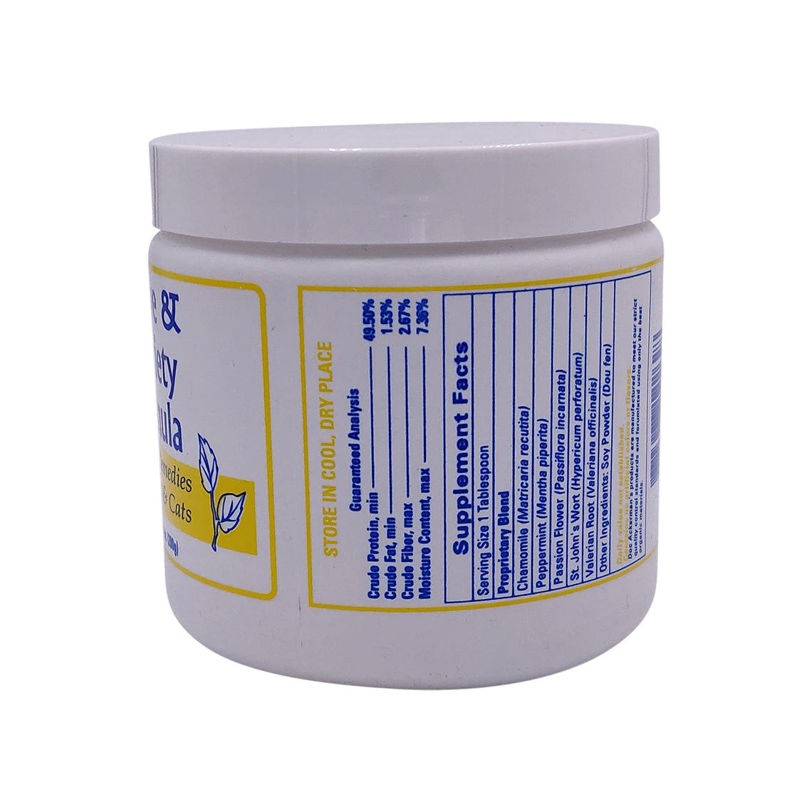 Doc Ackerman's Nerve & Anxiety Formula Herbal Remedy Powder For Dogs & Cats 2 Doc Ackerman's Nerve & Anxiety Formula Herbal Remedy Powder For Dogs & Cats - Image 2