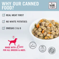 I And Love And You Stew Canned Dog Food -Cat And Dog Pet Supply Store IandloveandyouBeefBooyahStewDogFoodCanChecklist