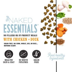 I And Love And You Naked Essentials Dry Dog Food -Cat And Dog Pet Supply Store IandloveandyouNakedEssetialsChicken DuckDogProductFacts