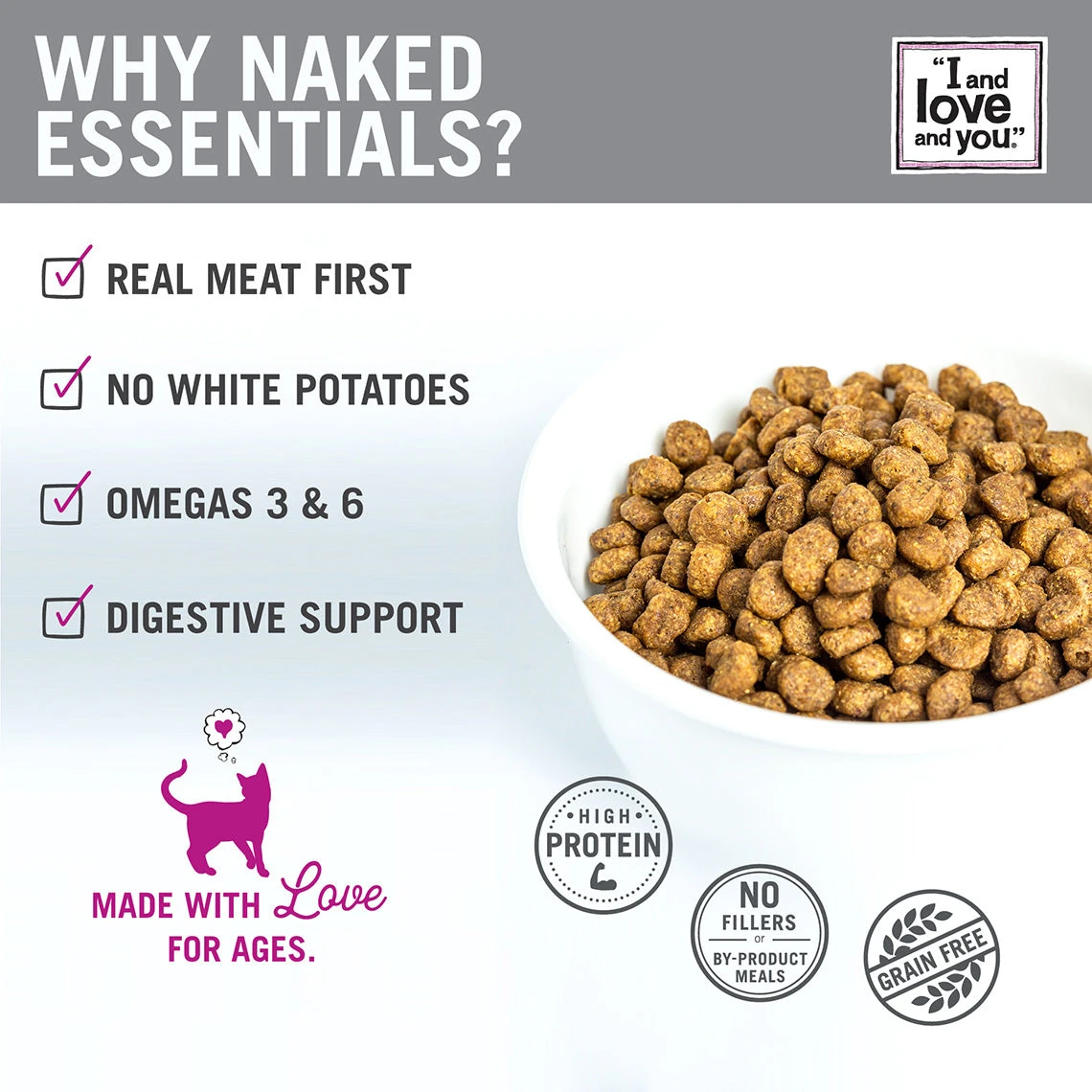 I And Love And You Naked Essentials Dry Cat Food 6 I And Love And You Naked Essentials Dry Cat Food - Image 6