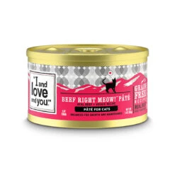 I And Love And You Pate Canned Cat Food 20 I And Love And You Pate Canned Cat Food -Cat And Dog Pet Supply Store IandloveandyouNudeFoodBeefPateCatFood