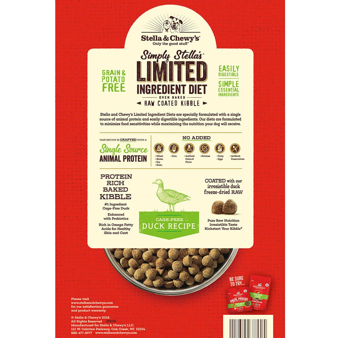 Stella & Chewy's Simply Stella Limited Ingredient Dry Food For Dogs 5 Stella & Chewy's Simply Stella Limited Ingredient Dry Food For Dogs - Image 5