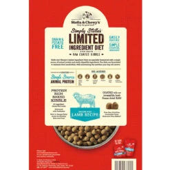 Stella & Chewy's Simply Stella Limited Ingredient Dry Food For Dogs 16 Stella & Chewy's Simply Stella Limited Ingredient Dry Food For Dogs -Cat And Dog Pet Supply Store LID LAMB 3 5lb Back