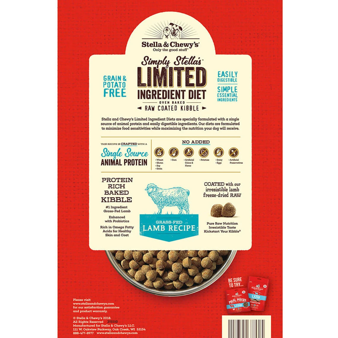Stella & Chewy's Simply Stella Limited Ingredient Dry Food For Dogs 8 Stella & Chewy's Simply Stella Limited Ingredient Dry Food For Dogs - Image 8
