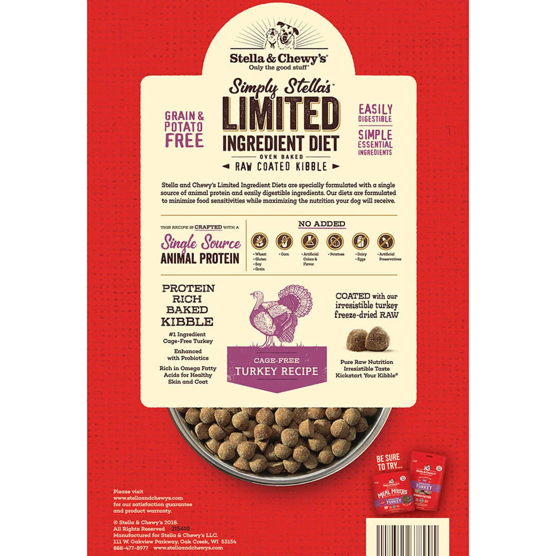 Stella & Chewy's Simply Stella Limited Ingredient Dry Food For Dogs 2 Stella & Chewy's Simply Stella Limited Ingredient Dry Food For Dogs - Image 2