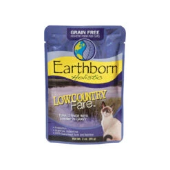 Earthborn Holistic Grain-Free Wet Cat Food Pouches -Cat And Dog Pet Supply Store Lowcountry Fare Cat 3 oz Pouch Front