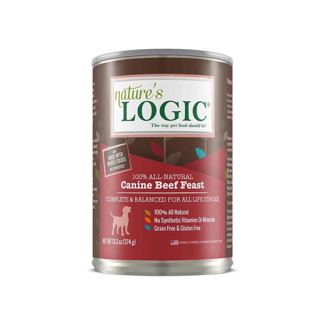 Nature's Logic Canine Beef Feast 13.2 Oz Canned Wet Food For Dogs 1 Nature's Logic Canine Beef Feast 13.2 Oz Canned Wet Food For Dogs