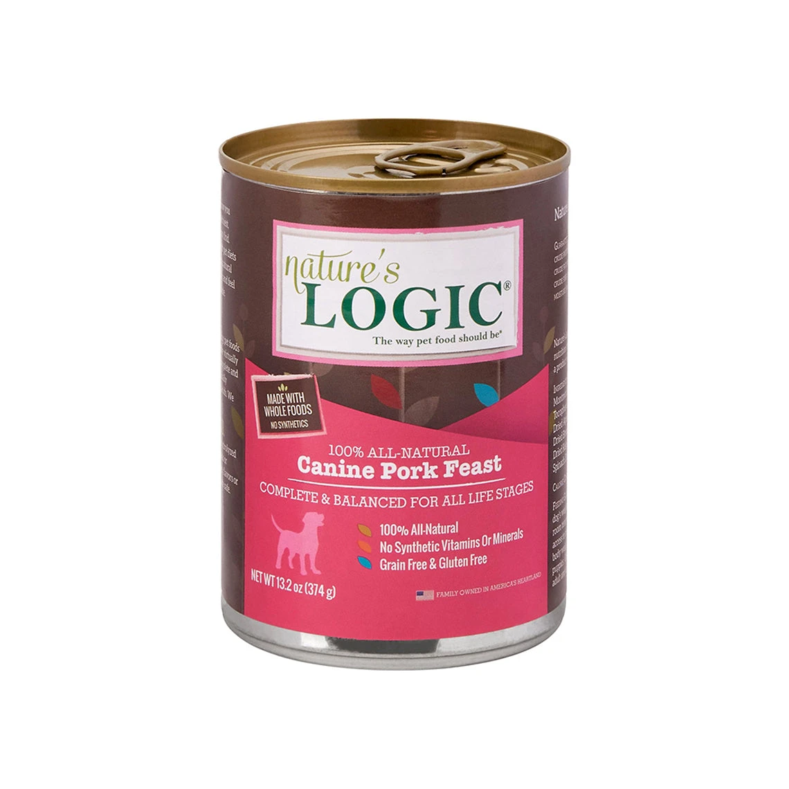 Nature's Logic Canine Pork Feast 13.2 Oz Canned Wet Food For Dogs 1 Nature's Logic Canine Pork Feast 13.2 Oz Canned Wet Food For Dogs