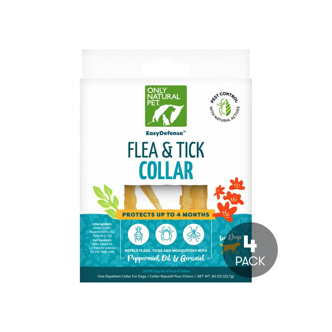 Only Natural Pet EasyDefense Flea & Tick Dog Collar Multi Pack 1 Only Natural Pet EasyDefense Flea & Tick Dog Collar Multi Pack